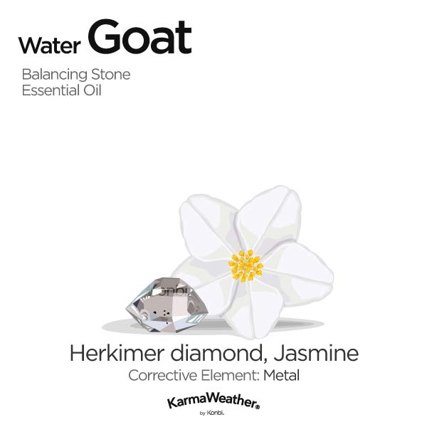 Year of the Water Goat's balancing stone and essential oil