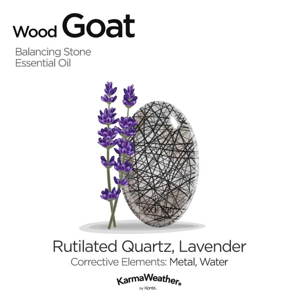 Year of the Wood Goat's balancing stone and essential oil