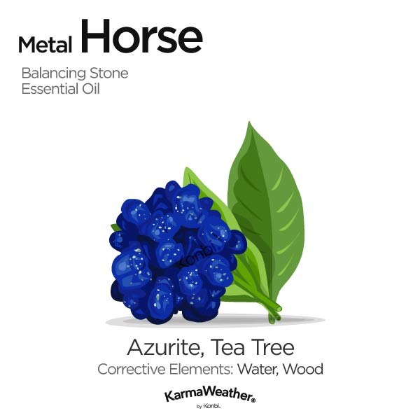 Year of the Metal Horse's balancing stone and essential oil