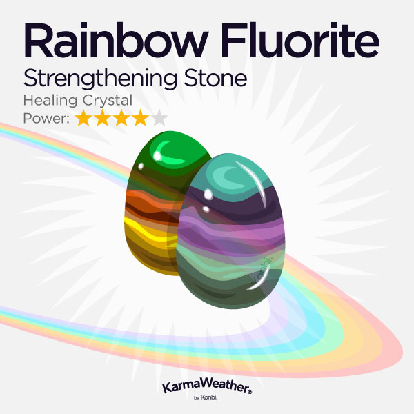 Rainbow fluorite