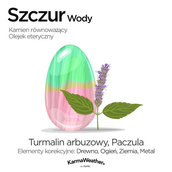 Szczur Wody: kamień równoważący i olejek eteryczny