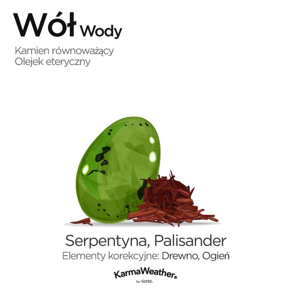 Wół Wody: kamień równoważący i olejek eteryczny