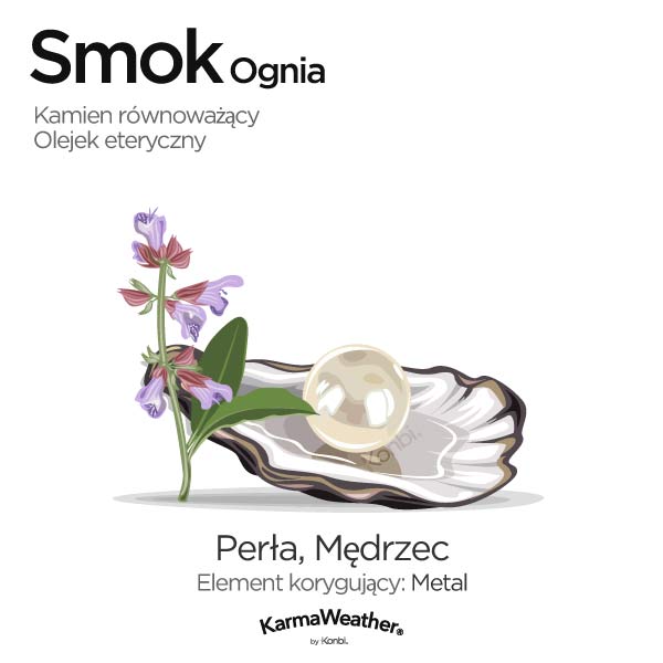 Smok Ognia: kamień równoważący i olejek eteryczny