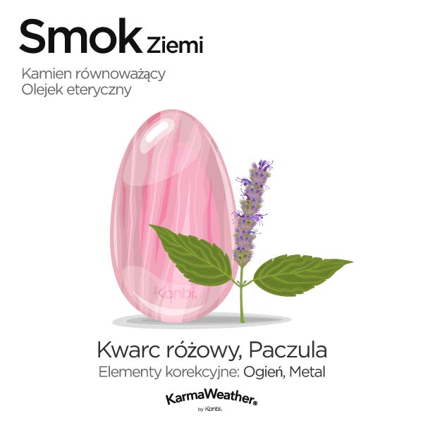 Smok Ziemi: kamień równoważący i olejek eteryczny