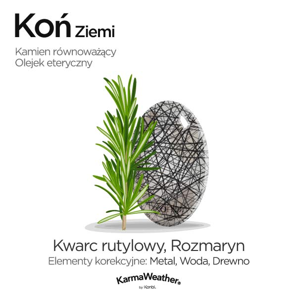 Koń Ziemi: kamień równoważący i olejek eteryczny