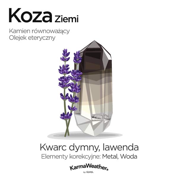 Koza Ziemi: kamień równoważący i olejek eteryczny