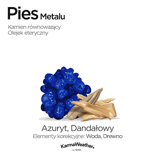 Pies Metalu: kamień równoważący i olejek eteryczny