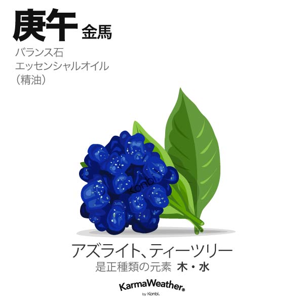 金馬(庚午):バランス石、エッセンシャルオイル