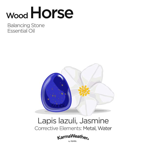 Year of the Wood Horse's balancing stone and essential oil