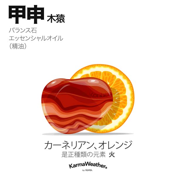 木猿(甲申):バランス石、エッセンシャルオイル