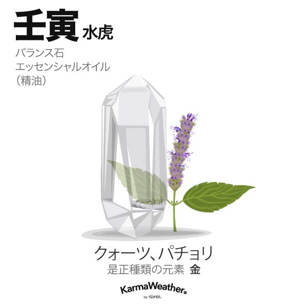 水虎(壬寅):バランス石、エッセンシャルオイル