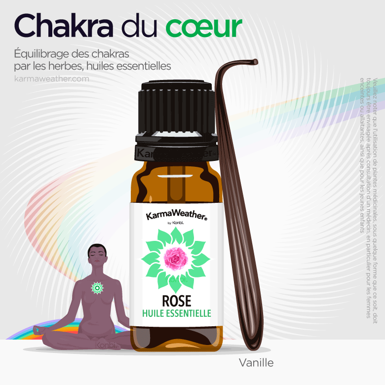 Équilibrage du chakra du cœur avec des herbes et de l'huile essentielle