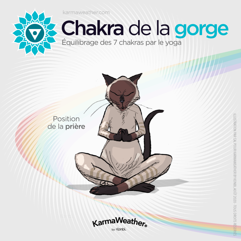 Équilibrage du chakra de la gorge par le yoga
