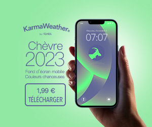 Couleurs tendance 2023 de la Chèvre: téléchargez l'écran d'accueil mobile