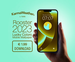 Rooster Lucky Colors 2023: Download Mobile Wallpaper