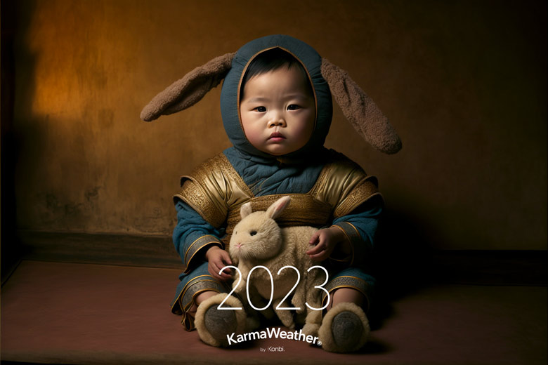 Wykres poczęcia dziecka według chińskich kalendarzy 2023