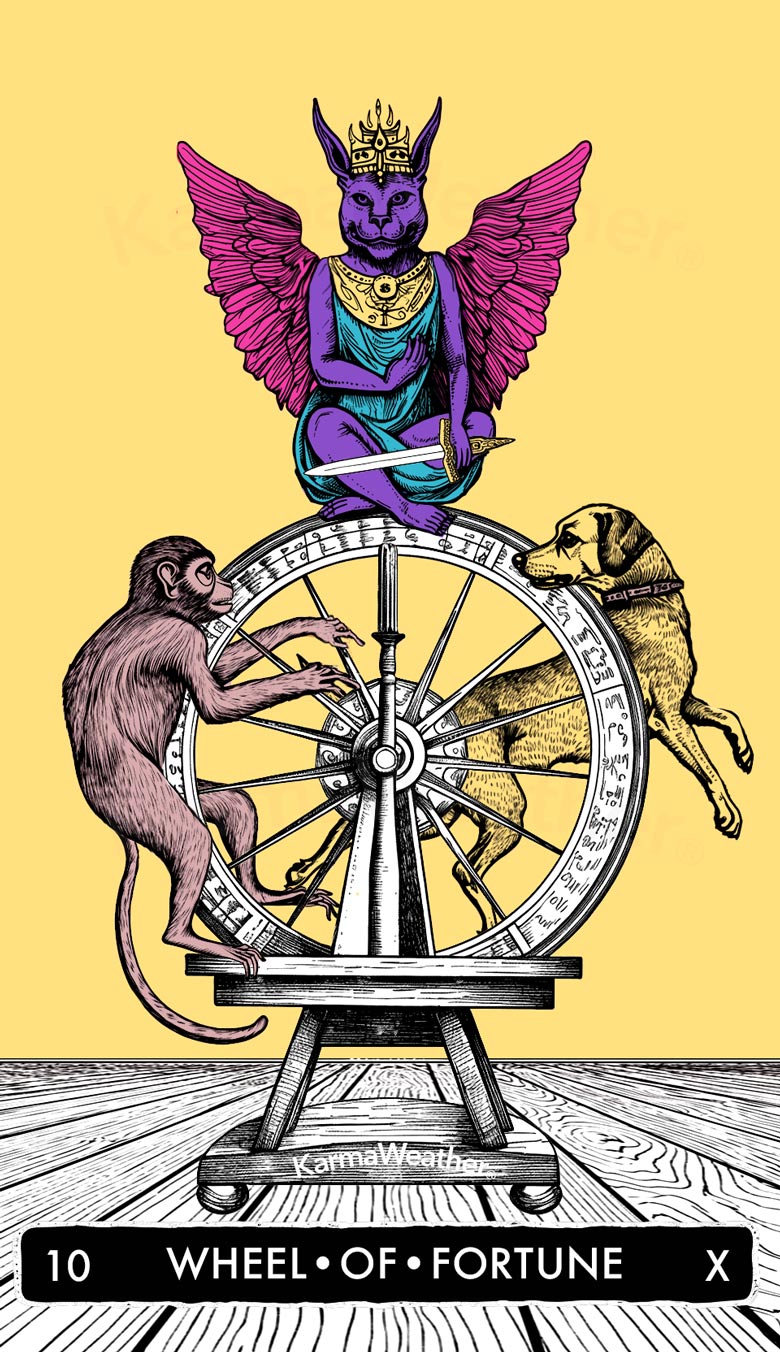 KarmaWeather Tarot - Wheel of Fortune