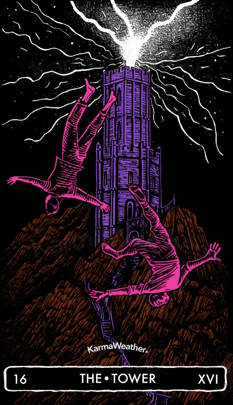 KarmaWeather Tarot - The Tower