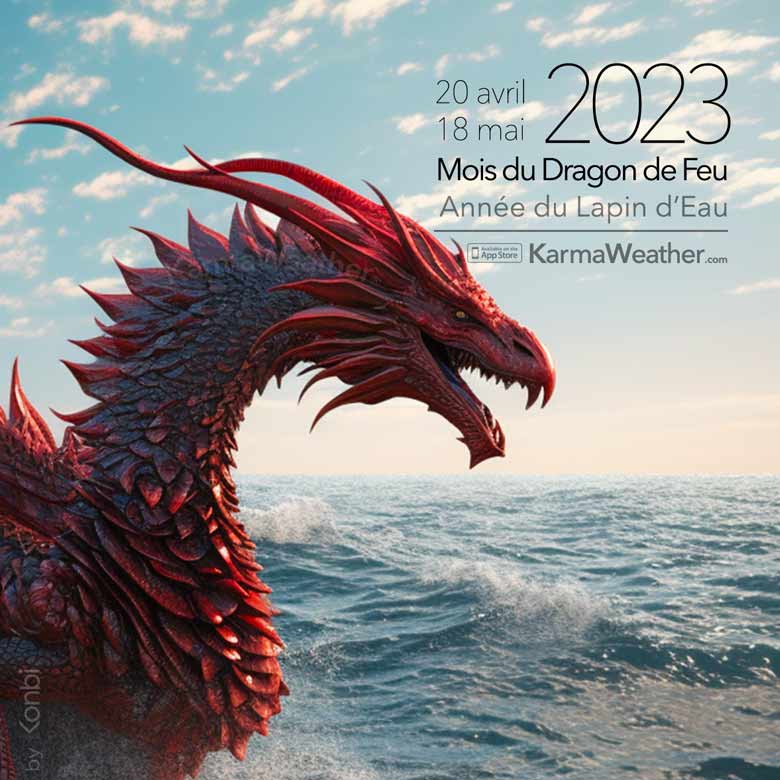 Illustration KarmaWeather du Mois du Dragon de Feu