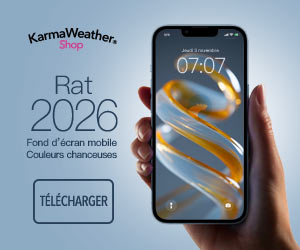 Couleurs tendance 2026 du Rat: téléchargez l'écran d'accueil mobile