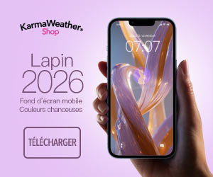 Couleurs tendance 2026 du Lapin: téléchargez l'écran d'accueil mobile