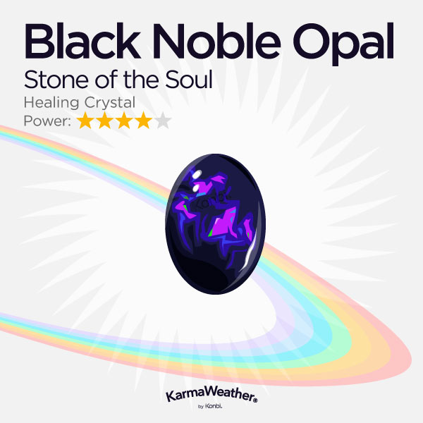 Black noble opal