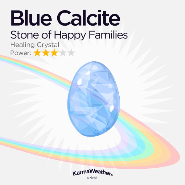 Blue calcite