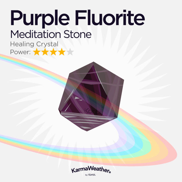 Purple fluorite