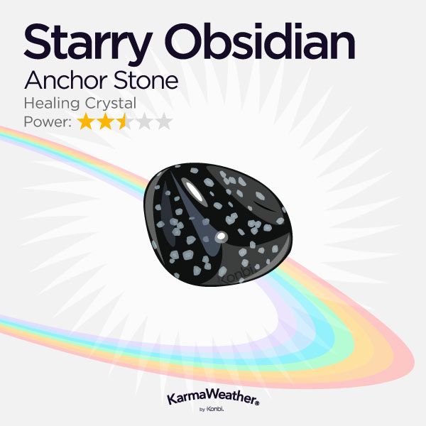 Starry obsidian