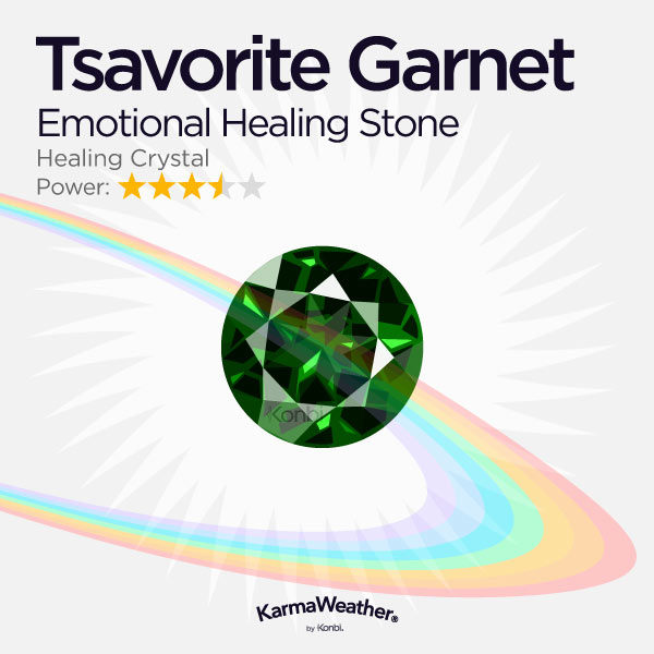 Tsavorite garnet