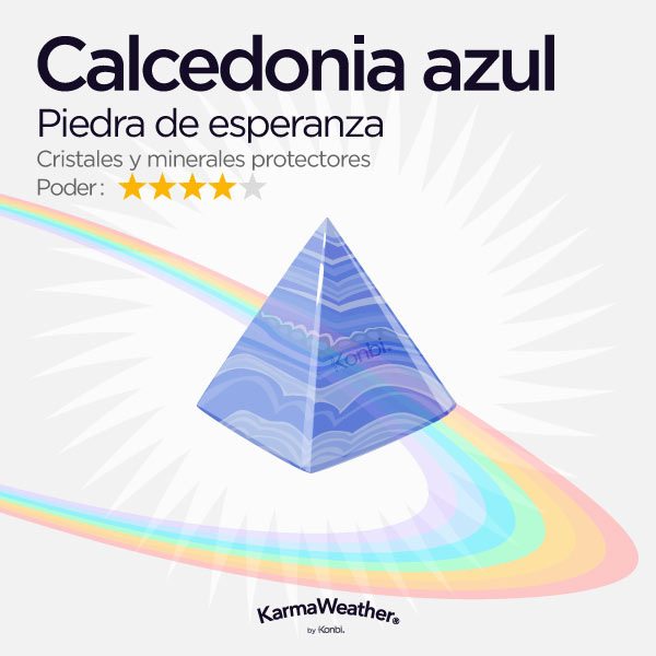 Calcedonia azul