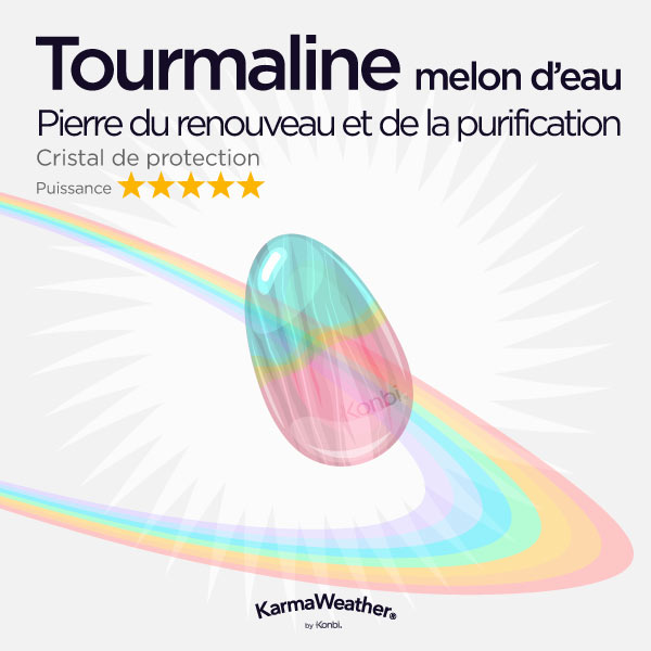 Tourmaline melon d'eau