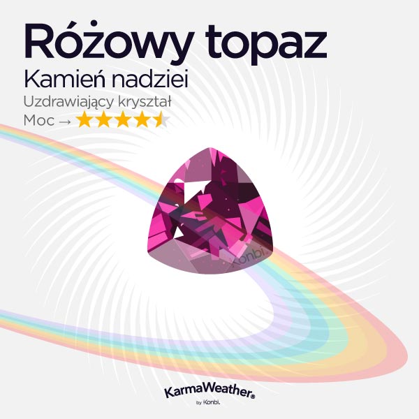 Różowy topaz