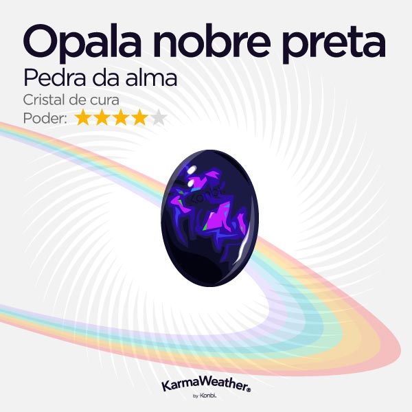 Opala nobre preta