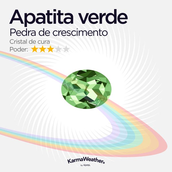 Apatita verde